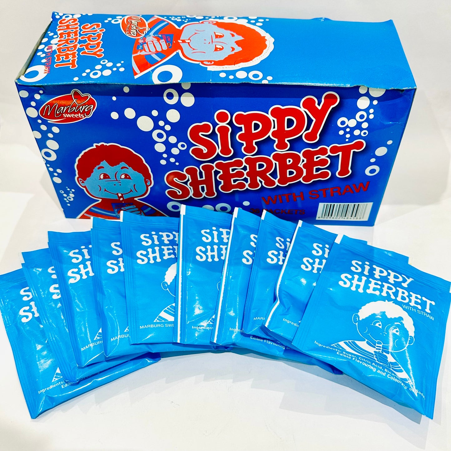 Box Of 36 Sippy Sherbet Blue