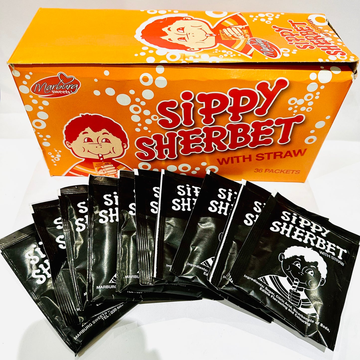 Box Of 36 Sippy Sherbet Yellow