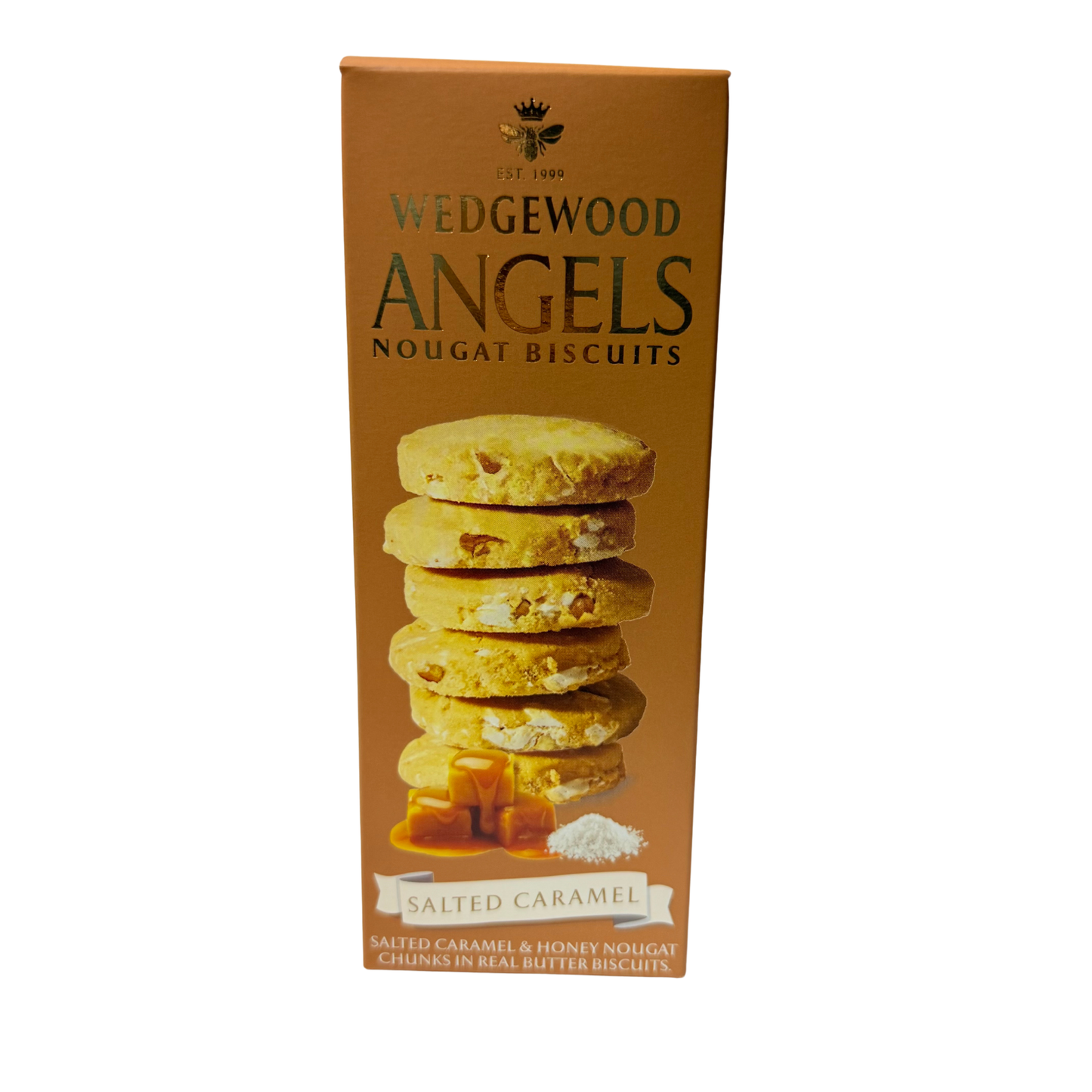 150gr Wedgewood Salted Caramel Angels Biscuits