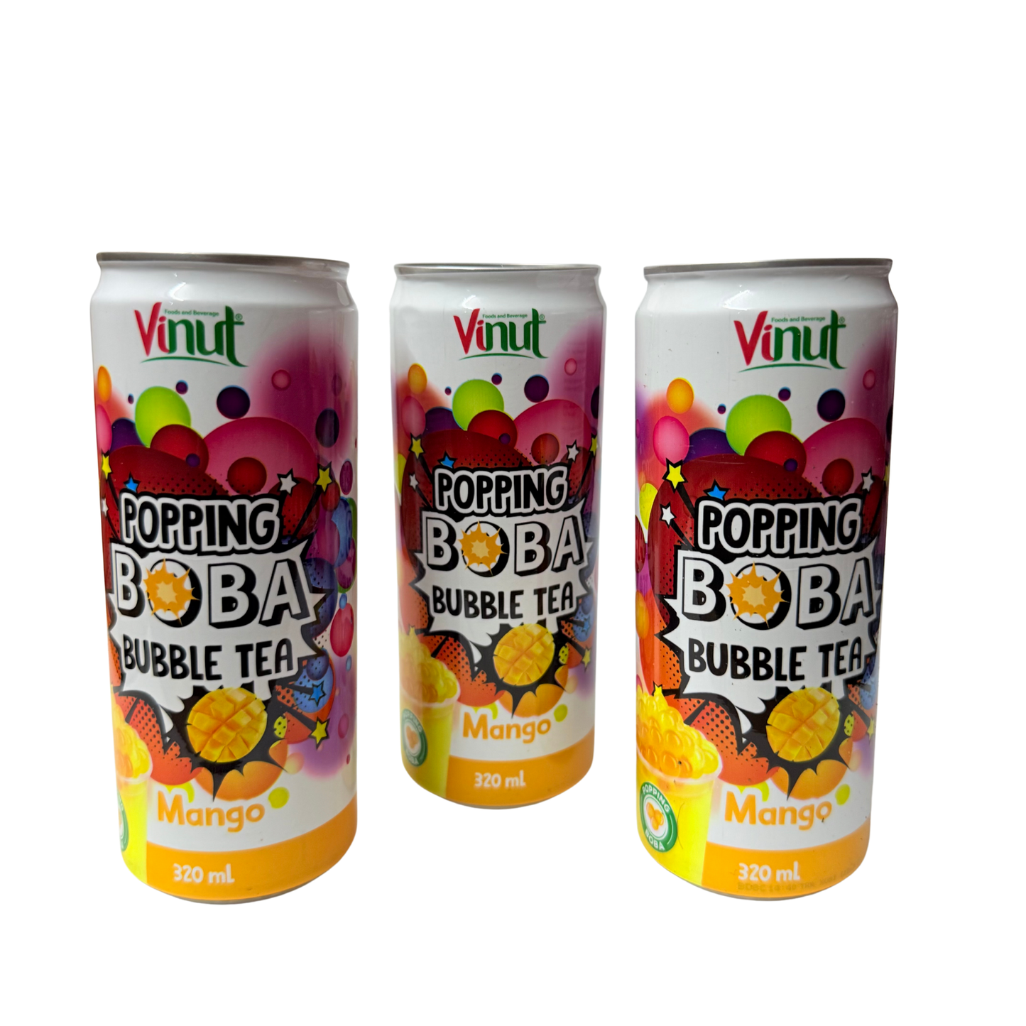 3x Vinut Popping Boba Mango Drink