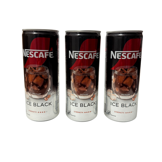 3x Nescafe Ice Black Drink