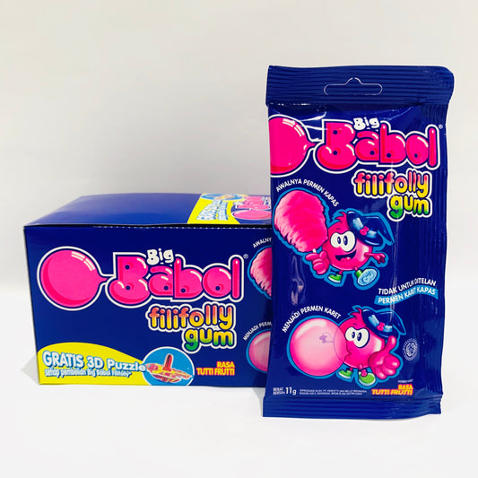 2x Big Babol Filifolly Tutti Frutti Sweet