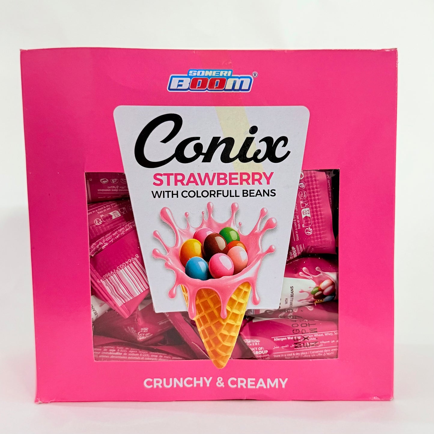 Box Of 50 Conix Strawberry Sweet