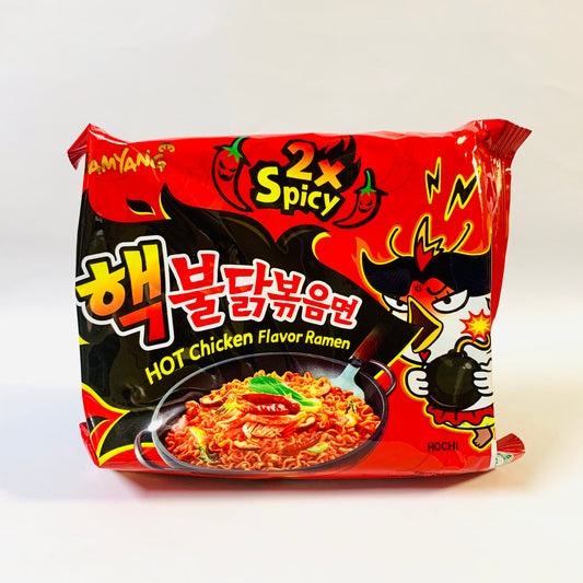 1x Samyang Hot Noodles Red 2x Spicy 5's