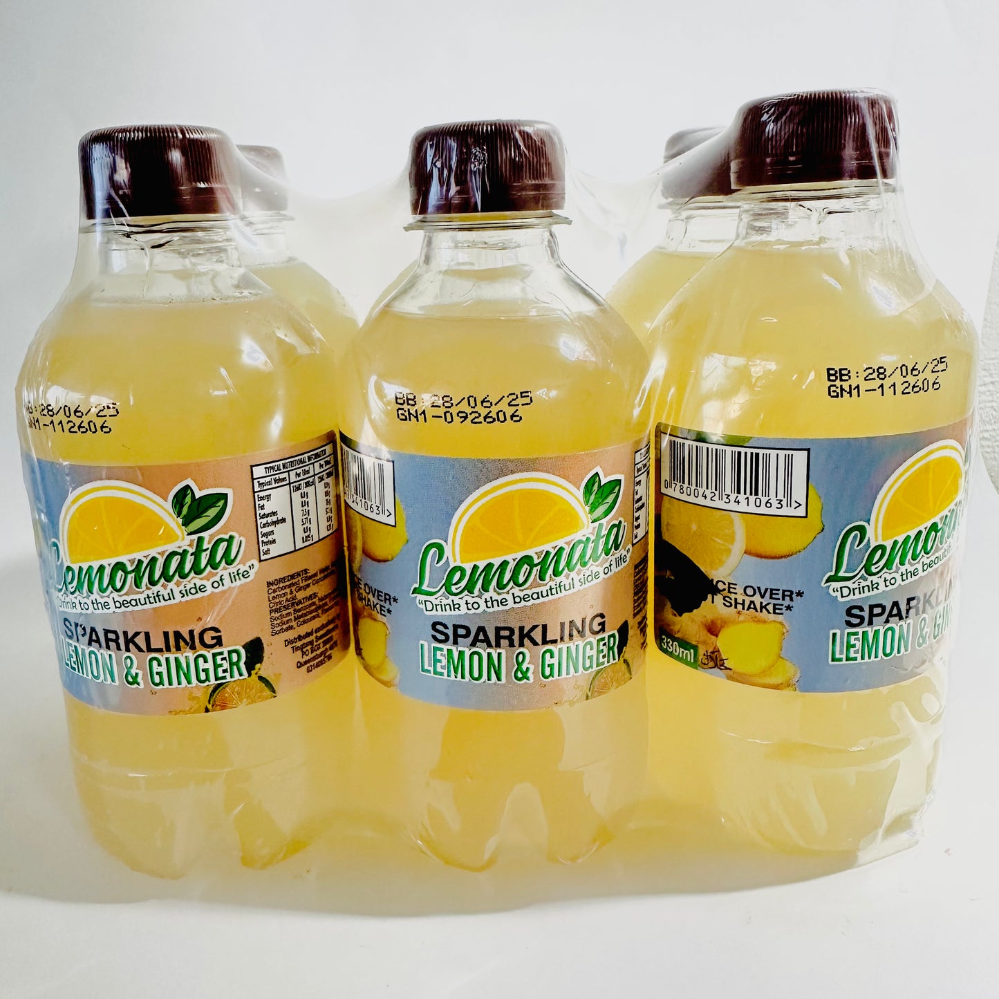 Pack of 6 Lemonata Lemon & Ginger Drink