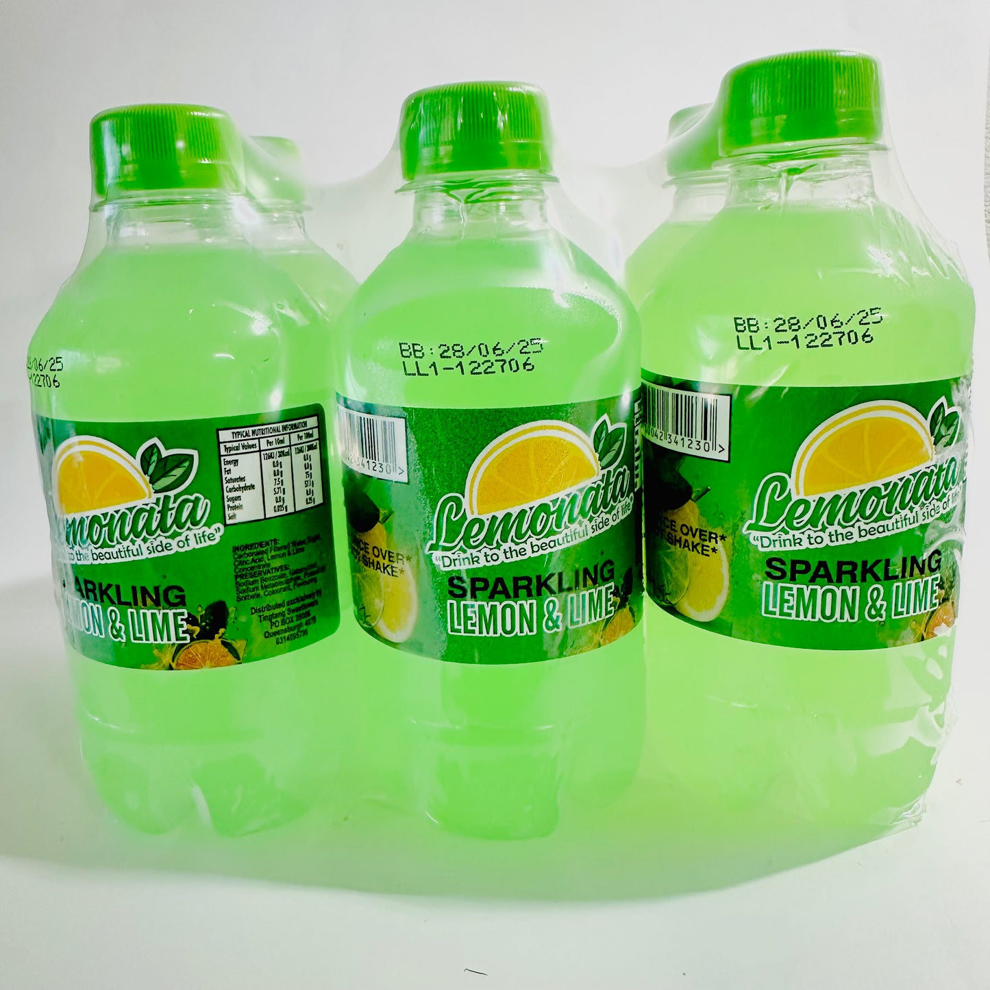 Pack of 6 Lemonata Lemon & Lime Drink