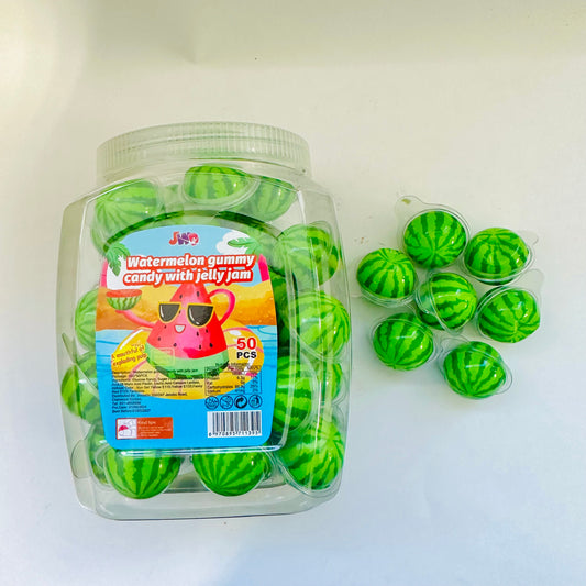 10x Watermelon Jam Filled Gummy Candy Sweet