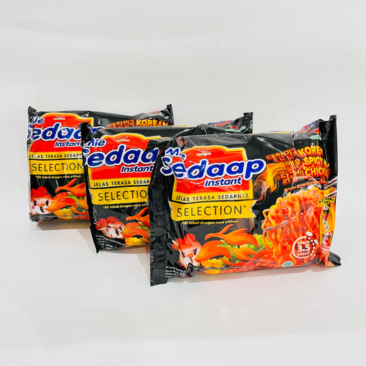 4x Mie Sedaap Korean Spicy Chicken Noodles Packet