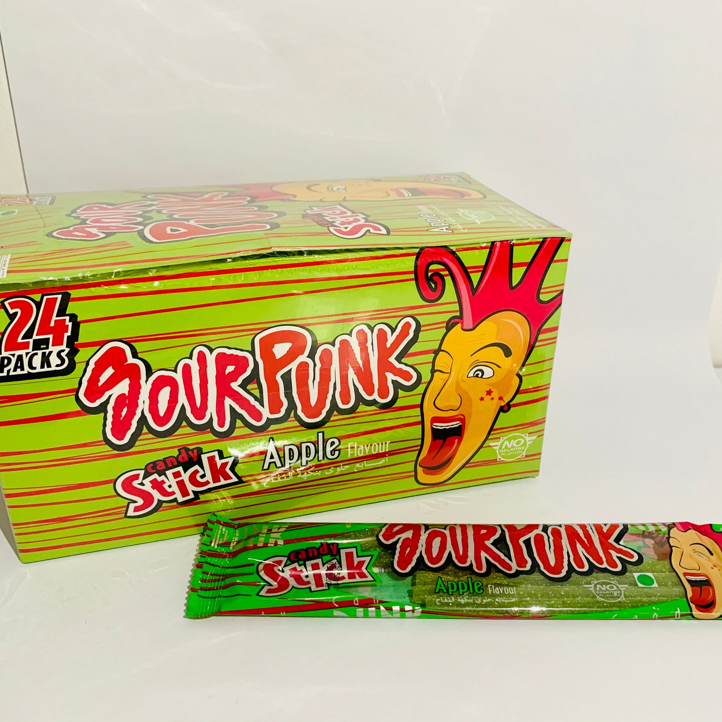 Box of 24 Sour Punk Apple Sweet