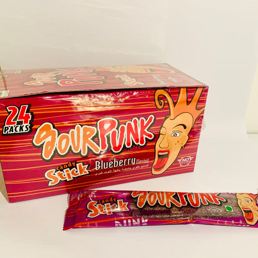 Box of 24 Sour Punk Blueberry Sweet